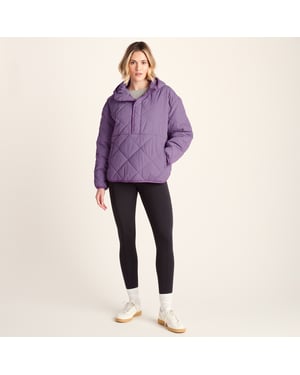 Nanford Womens Shower Resistant Diamond Quilted Jacket - Orchid