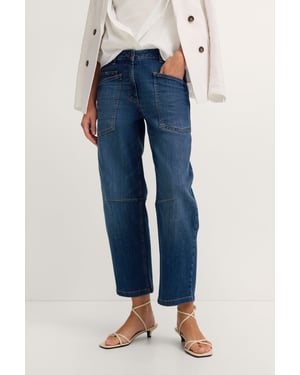 Bugatti Damen Jeans met opgestikte zakken