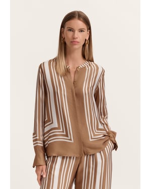 Bugatti Damen Blouse Modern Fit met grafische print