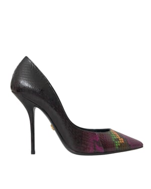 Dolce & Gabbana Multicolor Exotische Leren Hakken Pumps Schoenen