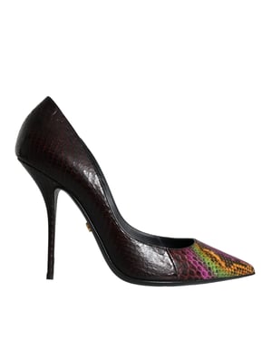 Dolce & Gabbana Multicolor Exotische Leren Hakken Pumps Schoenen