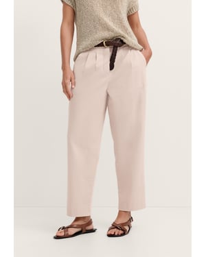 Bugatti Damen Vrijetijdsbroek Modern Fit met plooien