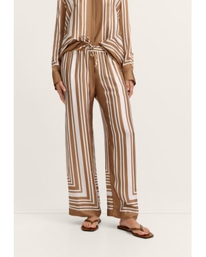 Bugatti Damen Vrijetijdsbroek met grafische print van viscose