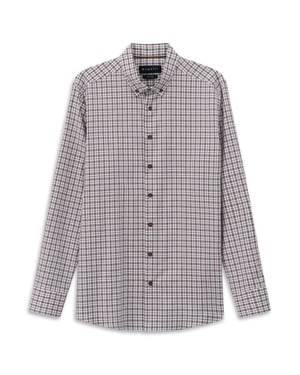 Bugatti Herren Overhemd met button-down kraag