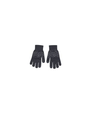 Pieces Grijze Gerecycleerde Polyester Handschoenen