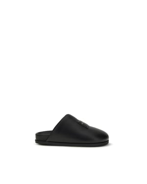 Givenchy Svart Kalvskinn Bos Taurus Mules