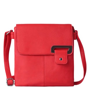 Women's Crossbody Bag Messenger Shoulder Bag in Red
