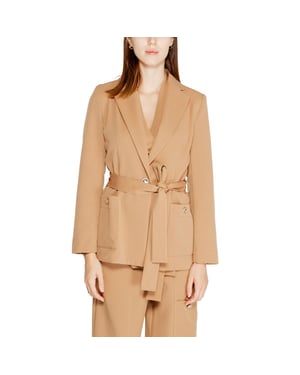 Rinascimento Beige Polyester Blazer
