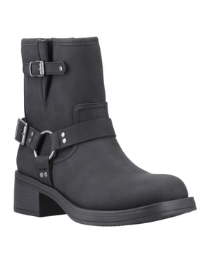 Rocket Dog Dames/Dames Nino Mid Cut Biker Boots (Zwart)
