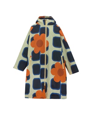 Regatta Meisjes Orla Kiely Veranderjas met Reuze Vierkante Bloem (Oranje)