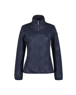 Luhta antikkala fleece sweater met rits dames -