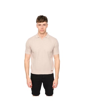 Duck and Cover Heren Morwin Polo Shirt (Stone)