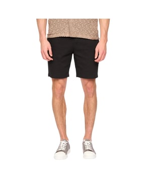 Duck and Cover Heren Everett Chino Shorts (Zwart)