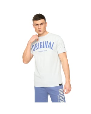 Crosshatch Heren Kensby T-Shirt (Lichtblauw)