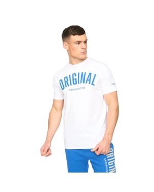 Crosshatch Mannen Kensby T-Shirt (Wit)