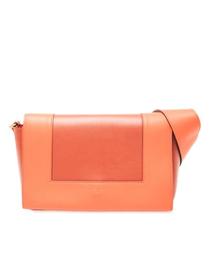 Pre-owned Leather Frame Shoulder Bag