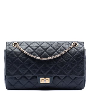 Pre-owned Quilted Aged Calfskin Reissue 2.55 Double Flap 226