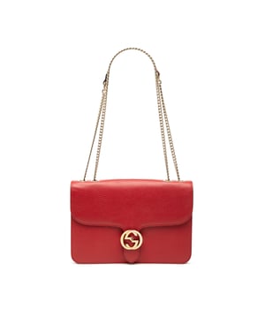 Pre-owned Medium Dollar Calfskin Interlocking G Crossbody