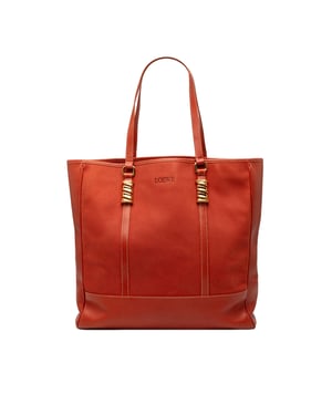 Tweedehands Leren Velazquez Twist Tote