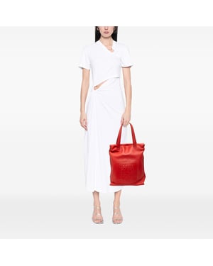 Tweedehands Leren Anagram Shopper Tote