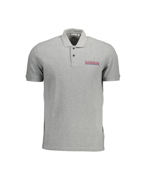 Napapijri Grigio Katoenen Heren Polo