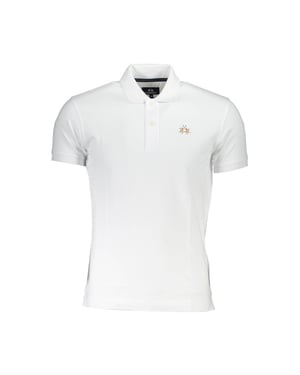 La Martina Elegante Slim Fit Polo met Contrastdetails