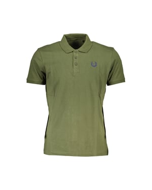 Gianmarco Venturi Verde Katoenen Heren Polo