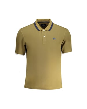 La Martina Verde Katoenen Heren Polo Shirt