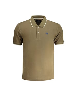 La Martina Verde Katoenen Heren Poloshirt