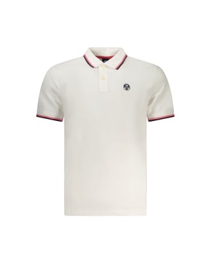 North Sails Bianco Bomull Herr Polo