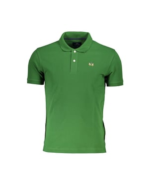 La Martina Groene Katoenen Polo Shirt