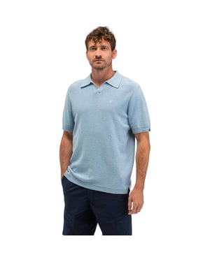 Butcher of Blue Boucle knit polo