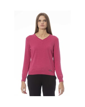 Baldinini Trend Fuchsia Kashmir Damtröja