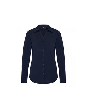 My Lady Fashion Travelsoft Blouse Shaka Navy