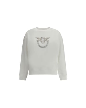 PINKO Witte Katoenen Sweater