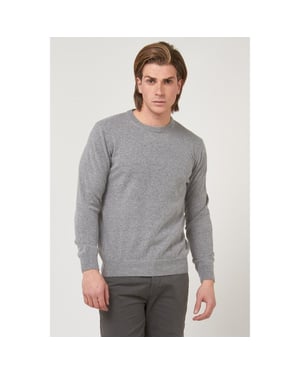 Gas Grijs Wol Sweatshirt