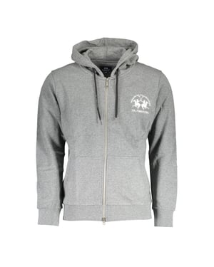 La Martina Grigio Katoenen Heren Sweatshirt