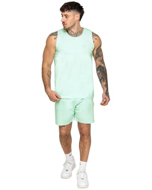 Enzo | Heren gym trainingspak met vest en korte broek