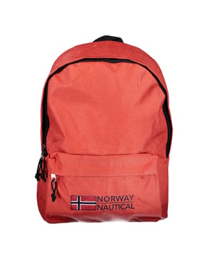 Noorwegen 1963 Rosso Polyester Heren Rugzak