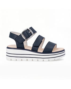 Remonte D3n50 Womens Ankle Strap Sandals Blue