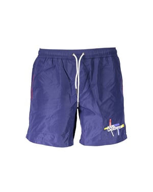 Karl Lagerfeld Blu Polyester Heren Zwemboxer