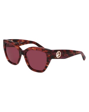 Longchamp Brown Acetate Sunglasses