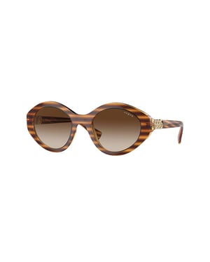 VOGUE Brown Resin Sunglasses