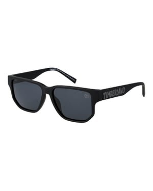 Timberland Zwarte RVS Zonnebril
