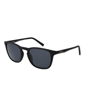 Timberland Zwarte RVS Zonnebril