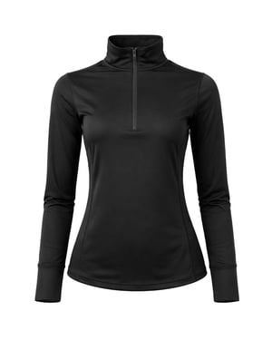 Brooks 1/2 Dash Womens Black Running Top