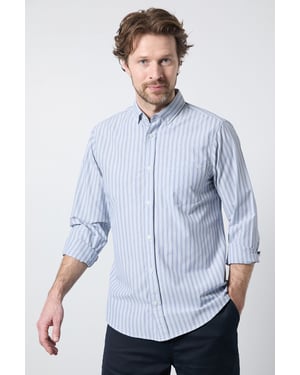 Blue Stripe Long Sleeve Shirt