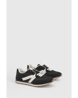 Daisy Faux Suede Lace Up Trainers