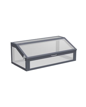 Westmann Tega kweekkas metaal 100x50x36 cm 8mm polycarbonaat platen
