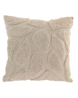 Casa di Elturo Sierkussen alora katoen 45 x 45 cm – kussen met organisch reliëf design